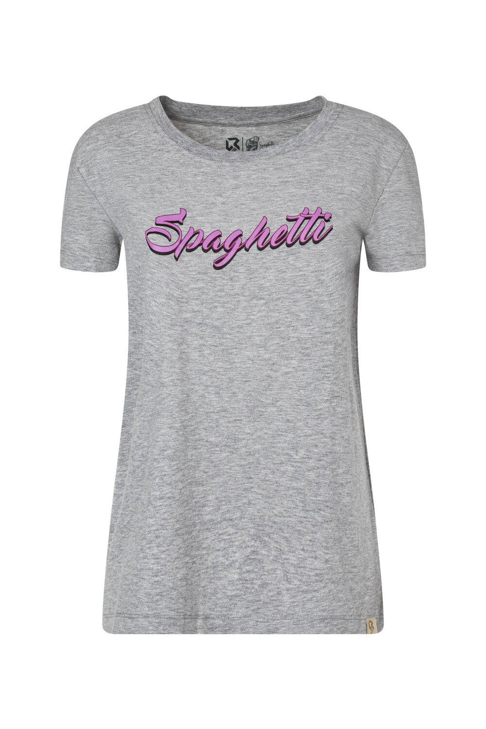 Rock experience Spaghetti Boulder Farfalle t-shirt donna Trasporto libero internazionale