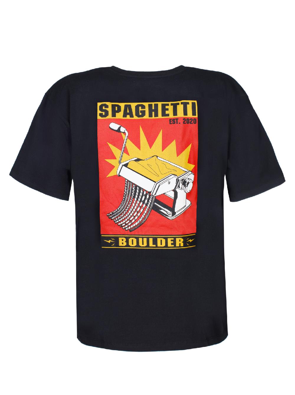 Rock experience Spaghetti Boulder Manifesto t-shirt uomo Negozio online di fabbrica