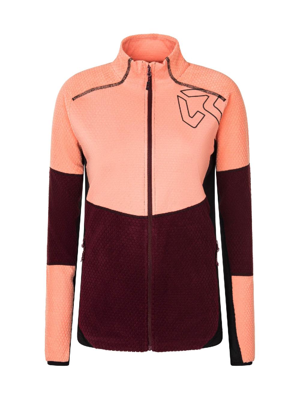Rock Experience Edna Mock Neck Fz pile donna