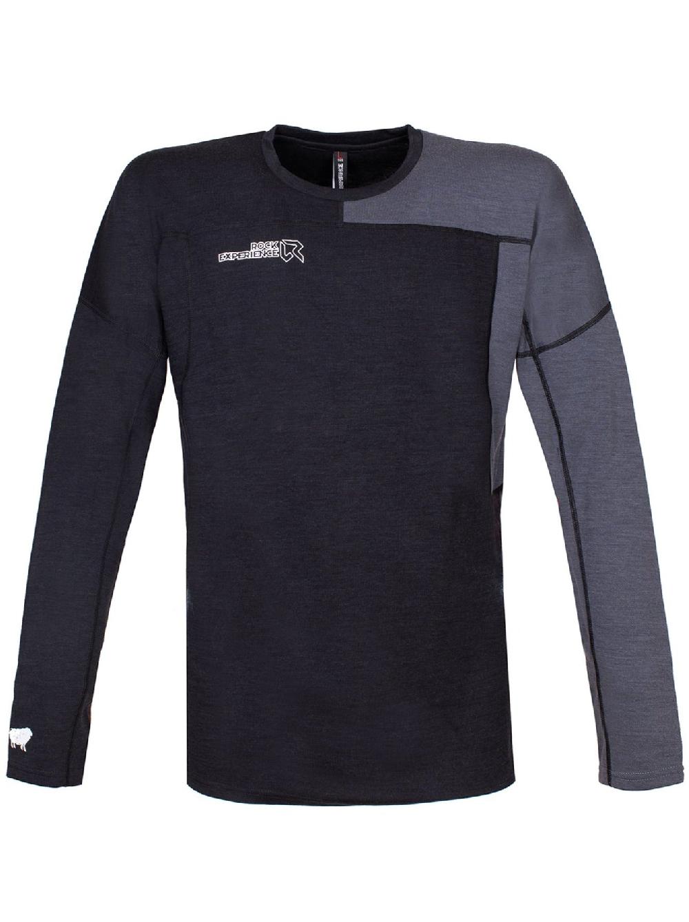 Rock Experience Moonstone LS t-shrit full zip intimo termico uomo Sostegno trimestrale