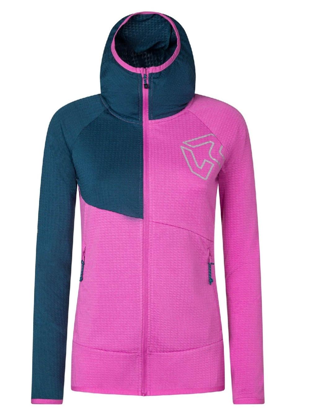 Rock Experience Zebra Hoodie pile tecnico donna Esporta salva