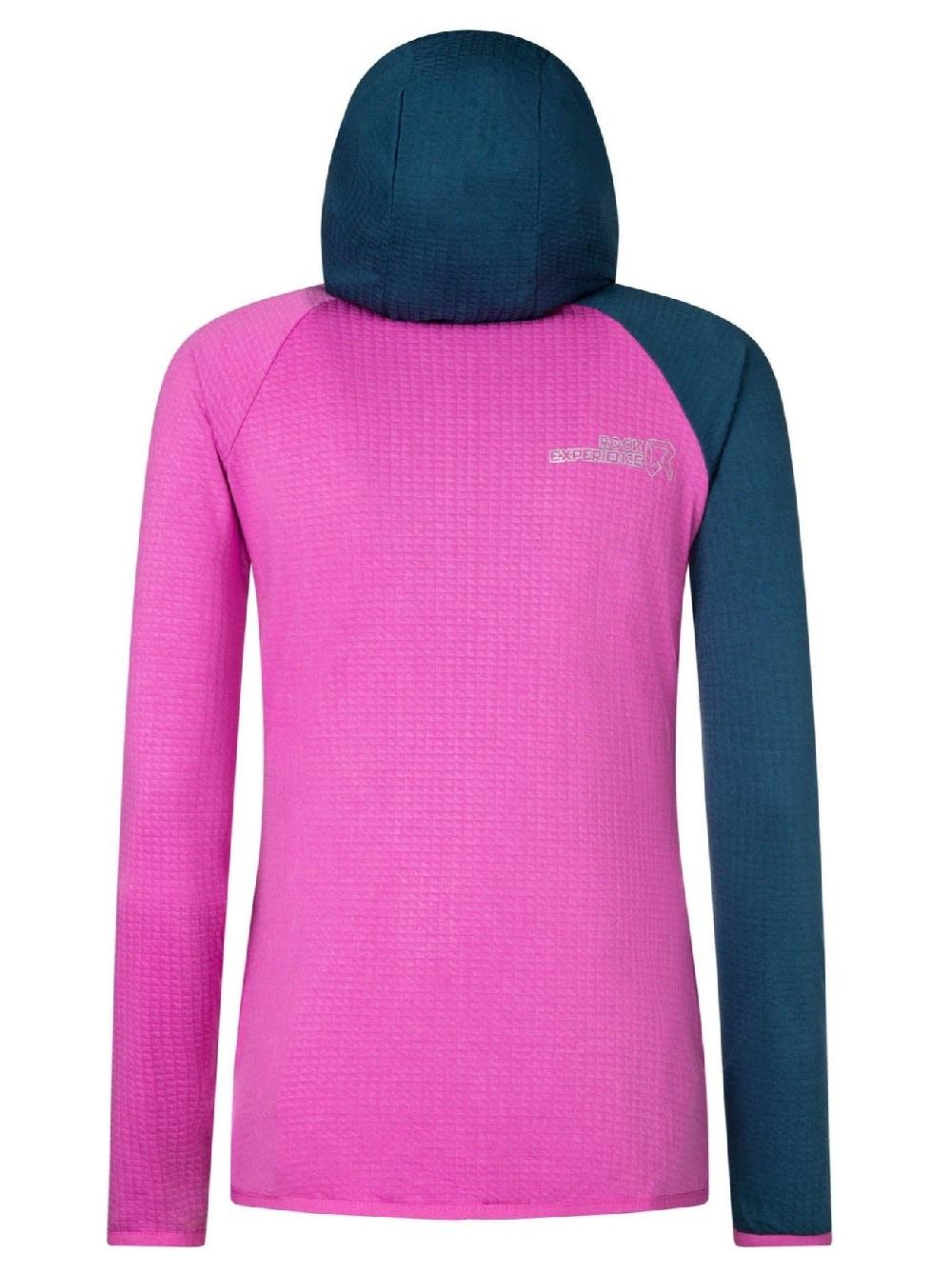 Rock Experience Zebra Hoodie pile tecnico donna Esporta salva