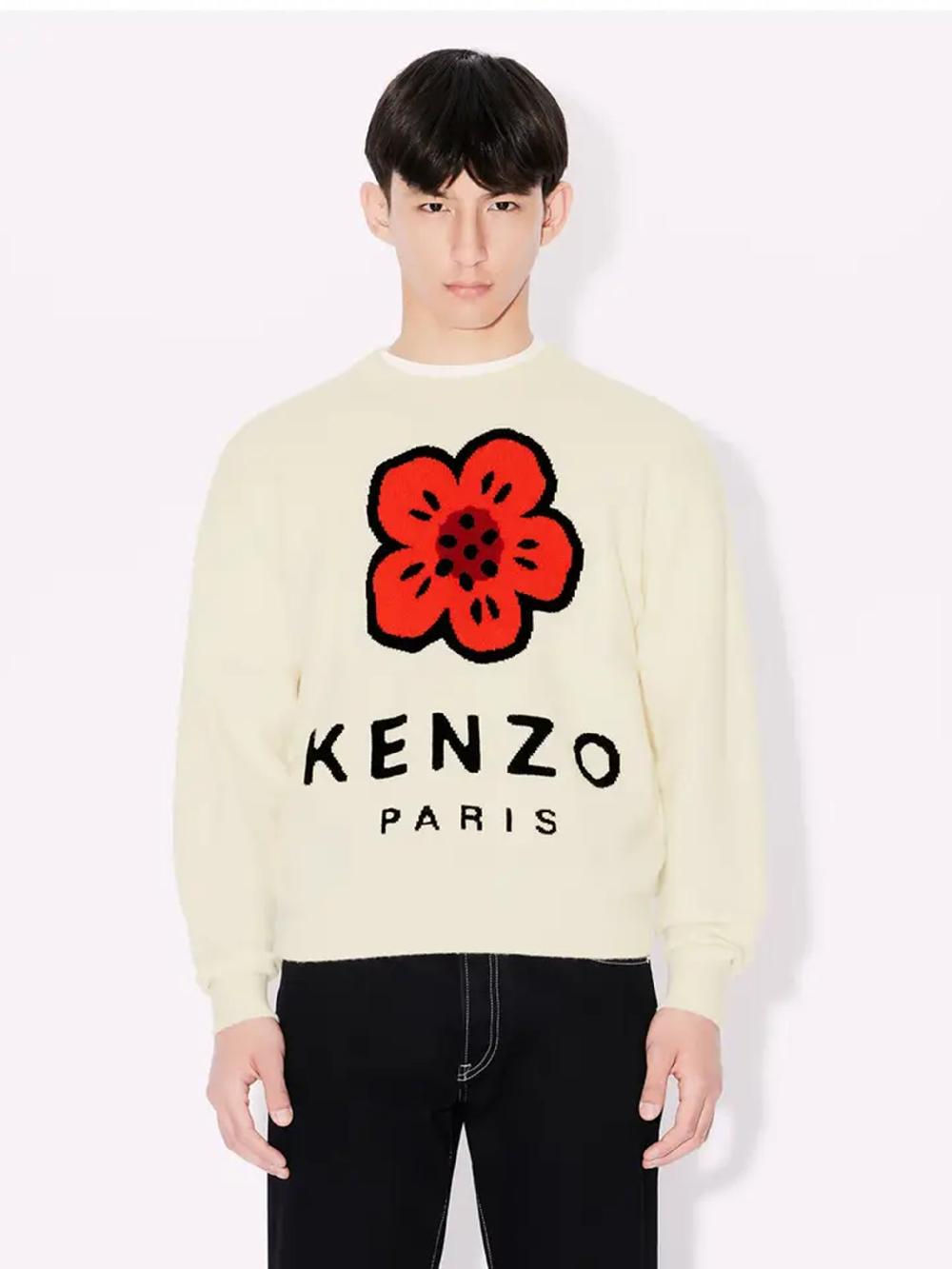 KENZO 'boke flower' wool jumper Convenienza