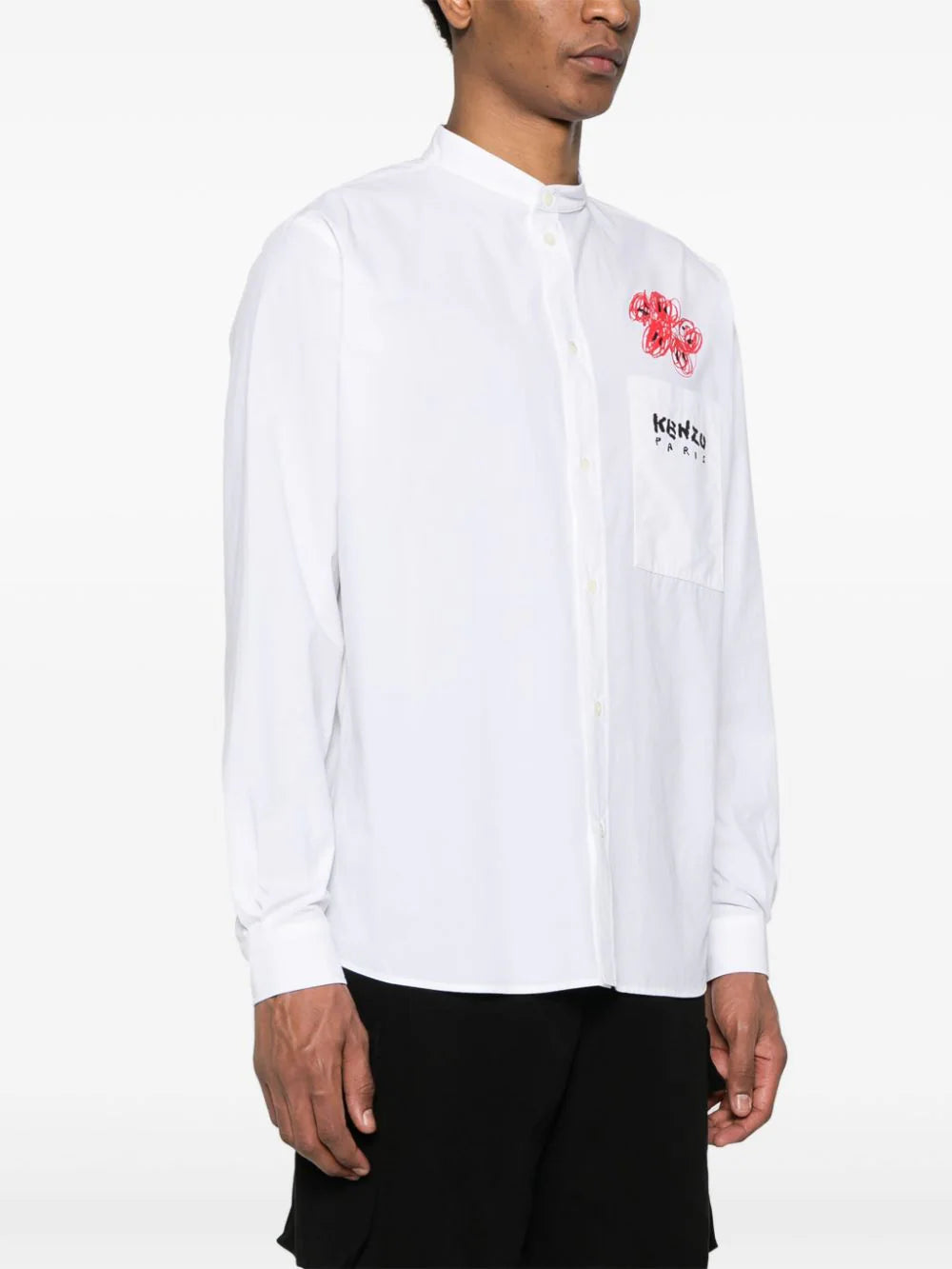 KENZO 'kenzo drawn varsity' shirt Vendita Calda