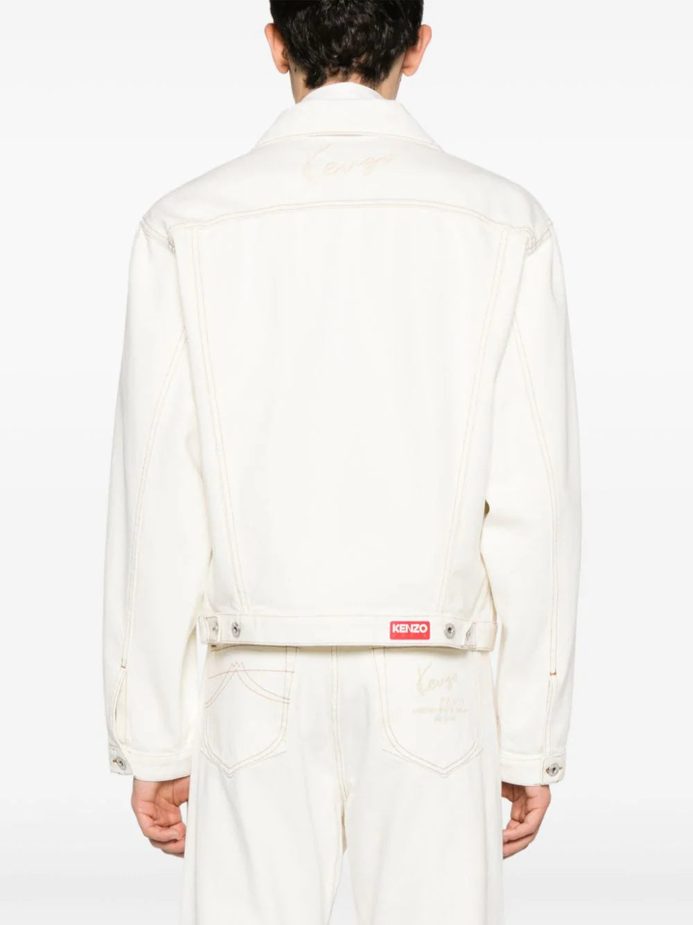 KENZO 'kenzo paris' denim trucker jacket Italy