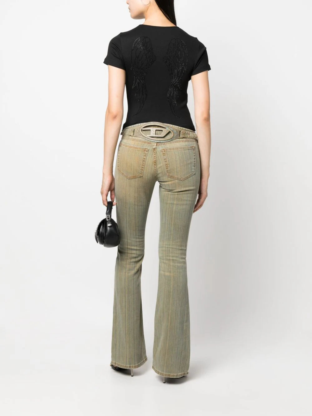 Blumarine "b" t-shirt Sconto