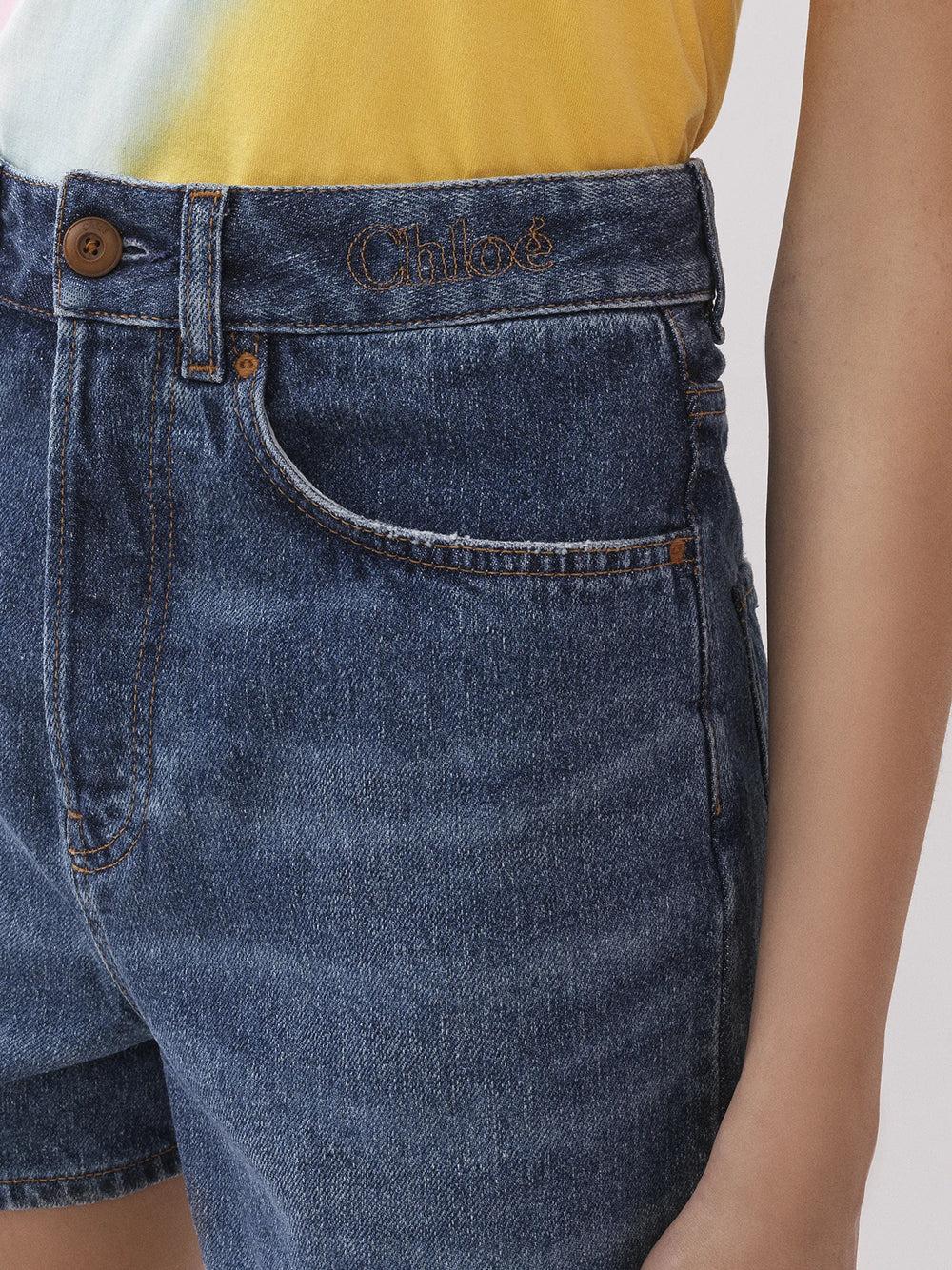 Chloé "dukuno" denim shorts Online