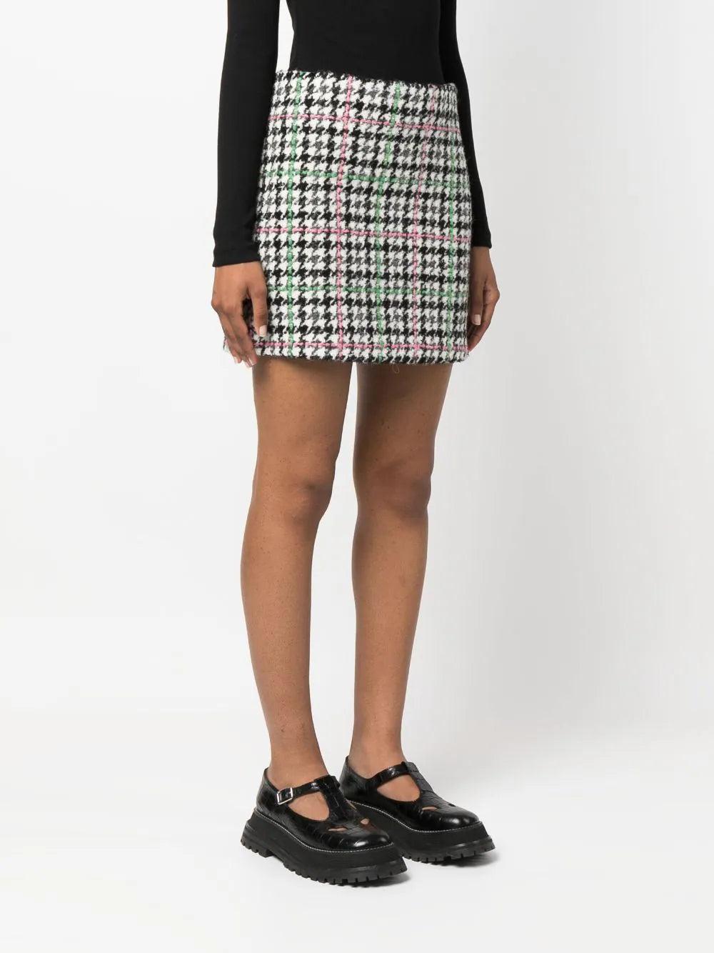 MSGM "houndstooth check" skirt Outlet