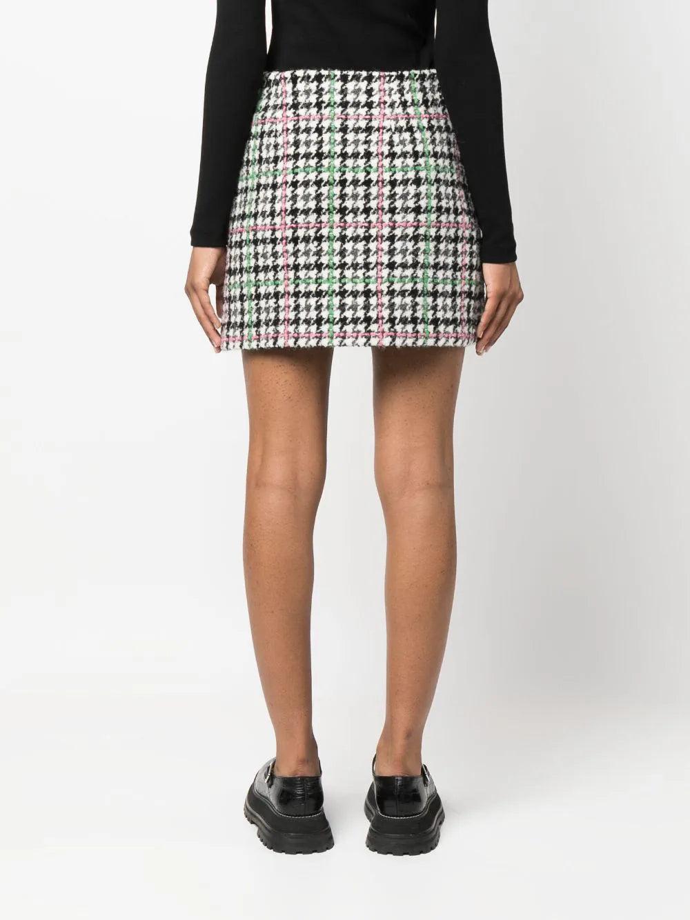 MSGM "houndstooth check" skirt Outlet