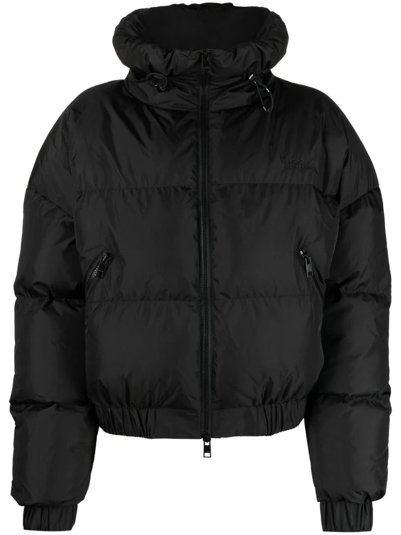 MSGM "ripstop nylon" cropped down jacket Vendita Calda