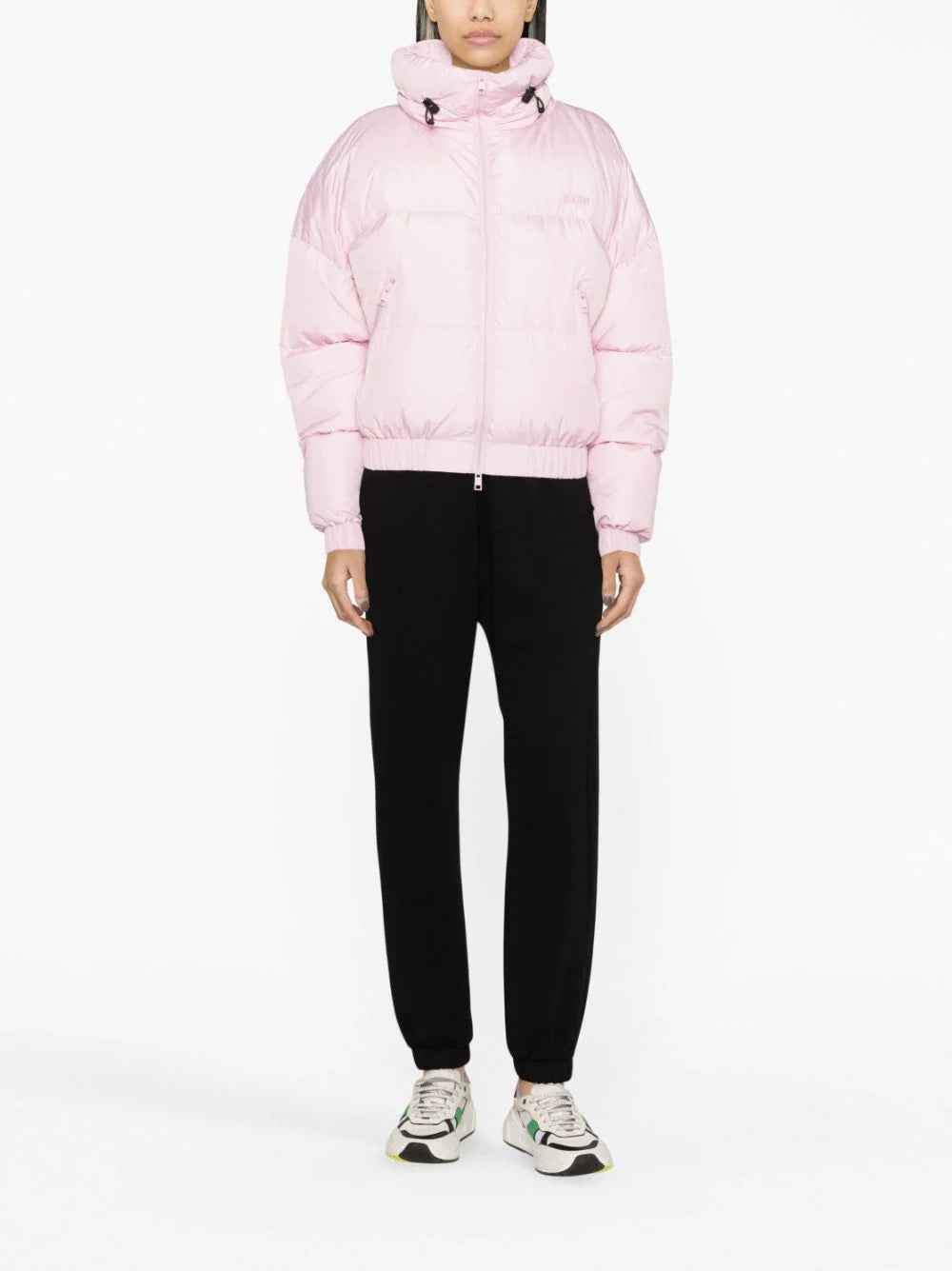 MSGM "ripstop nylon" cropped down jacket Vendita Economica