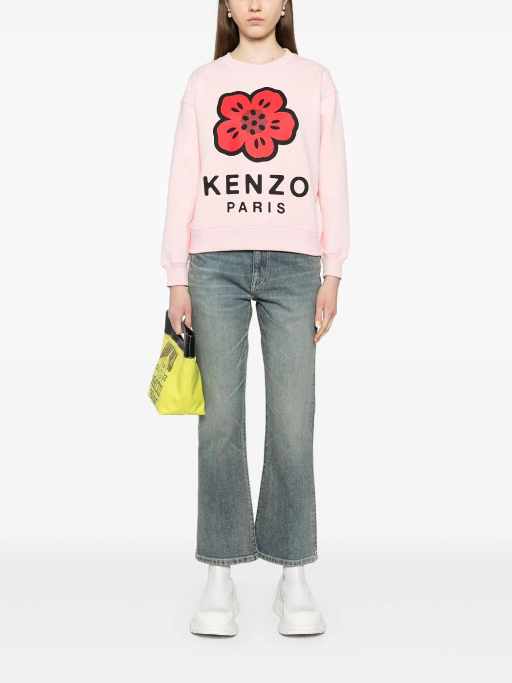 KENZO 'boke 2.0' embroidered cropped sweatshirt I Più Venduti