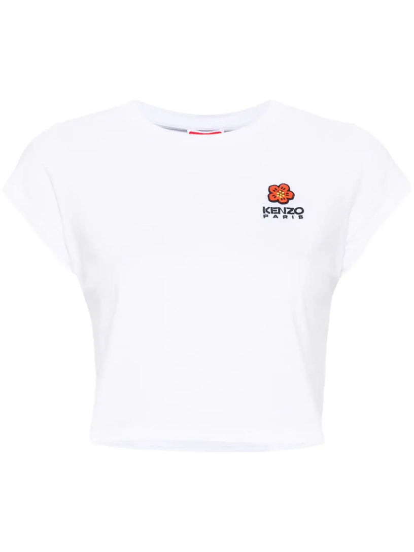 KENZO 'boke flower crest' micro-embroidered t-shirt 2025