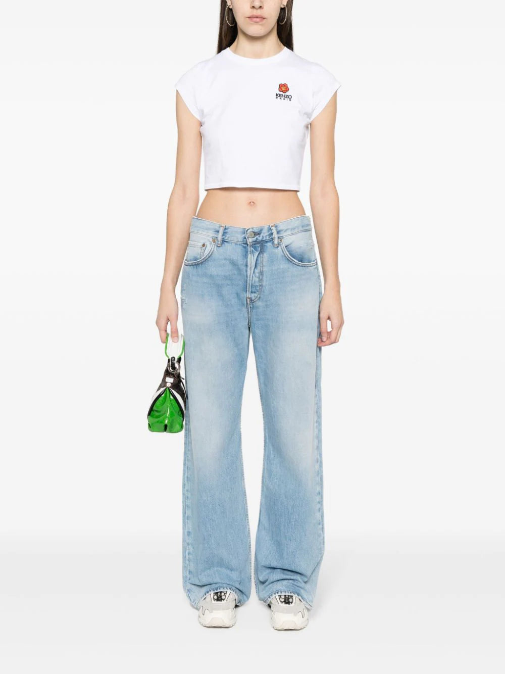 KENZO 'boke flower crest' micro-embroidered t-shirt 2025