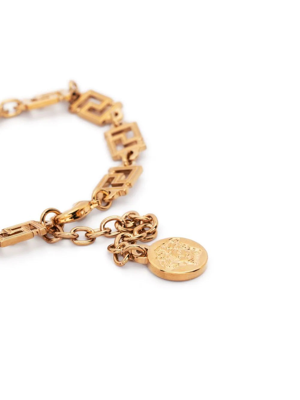 VERSACE 'greca' charm-detail bracelet Prezzo Ridotto