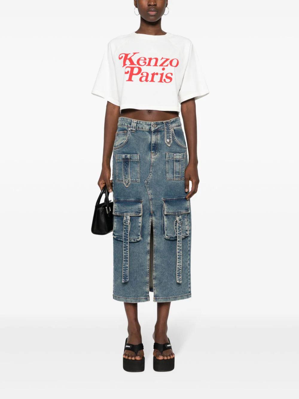 KENZO 'kenzo by verdy' boxy cropped t-shirt Sottocosto