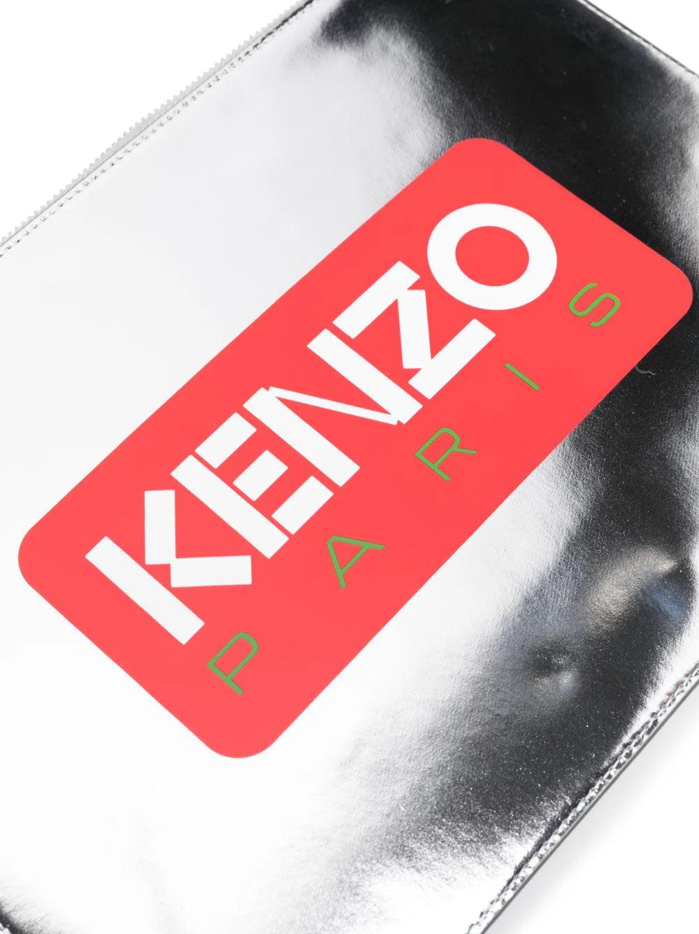 KENZO 'kenzo paris' leather card holder Outlet