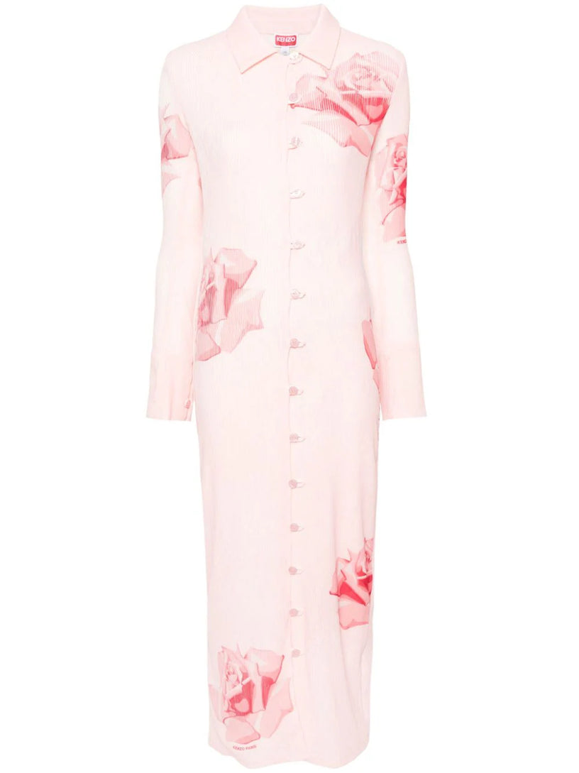 KENZO 'kenzo rose' cardigan-dress In Vendita