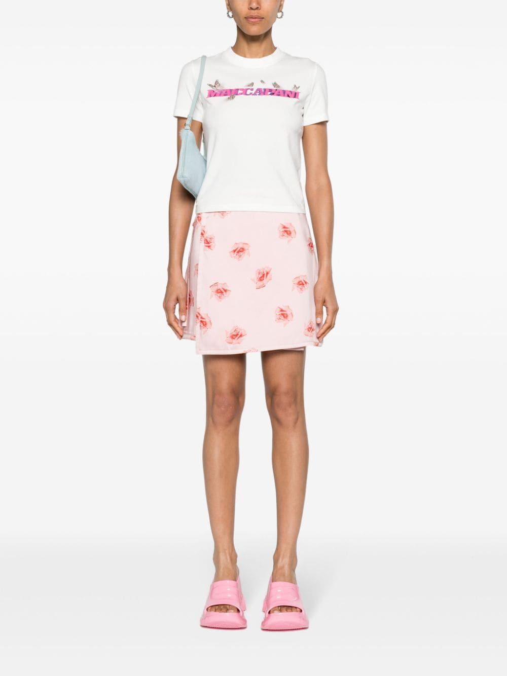 KENZO 'kenzo rose' short skirt Vendita Calda