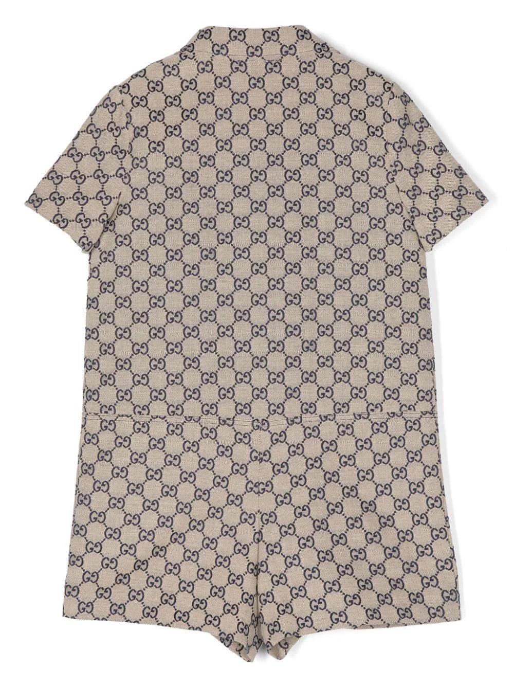 Gucci Kids Gg playsuit Italia