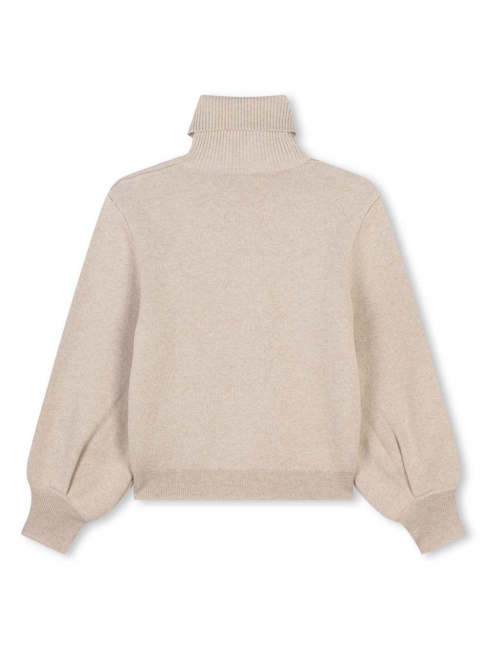 Chloé Kids Turtleneck sweater In Linea
