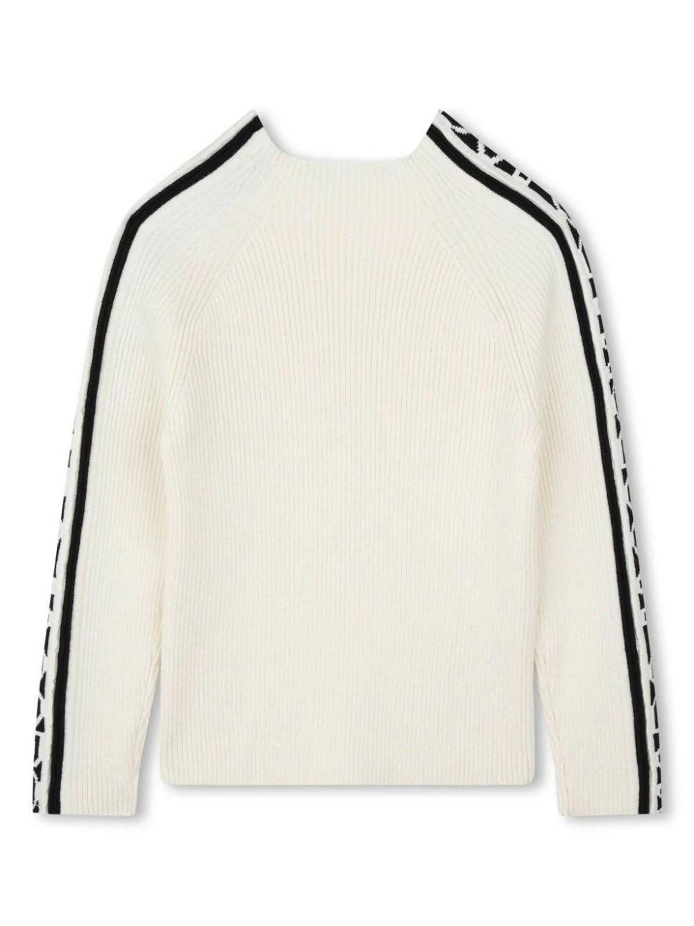 Marc Jacobs Kids Jacquard logo sweater Promozione