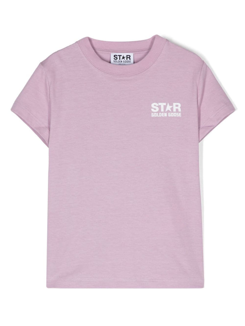 Golden Goose Kids T-shirt with logo and maxi star in glitter Convenienza
