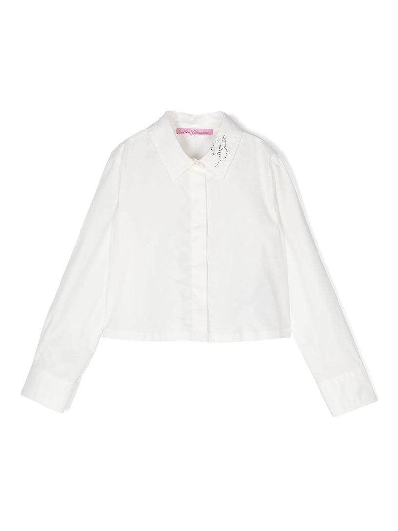 Miss Blumarine Shirt with rhinestones Novità