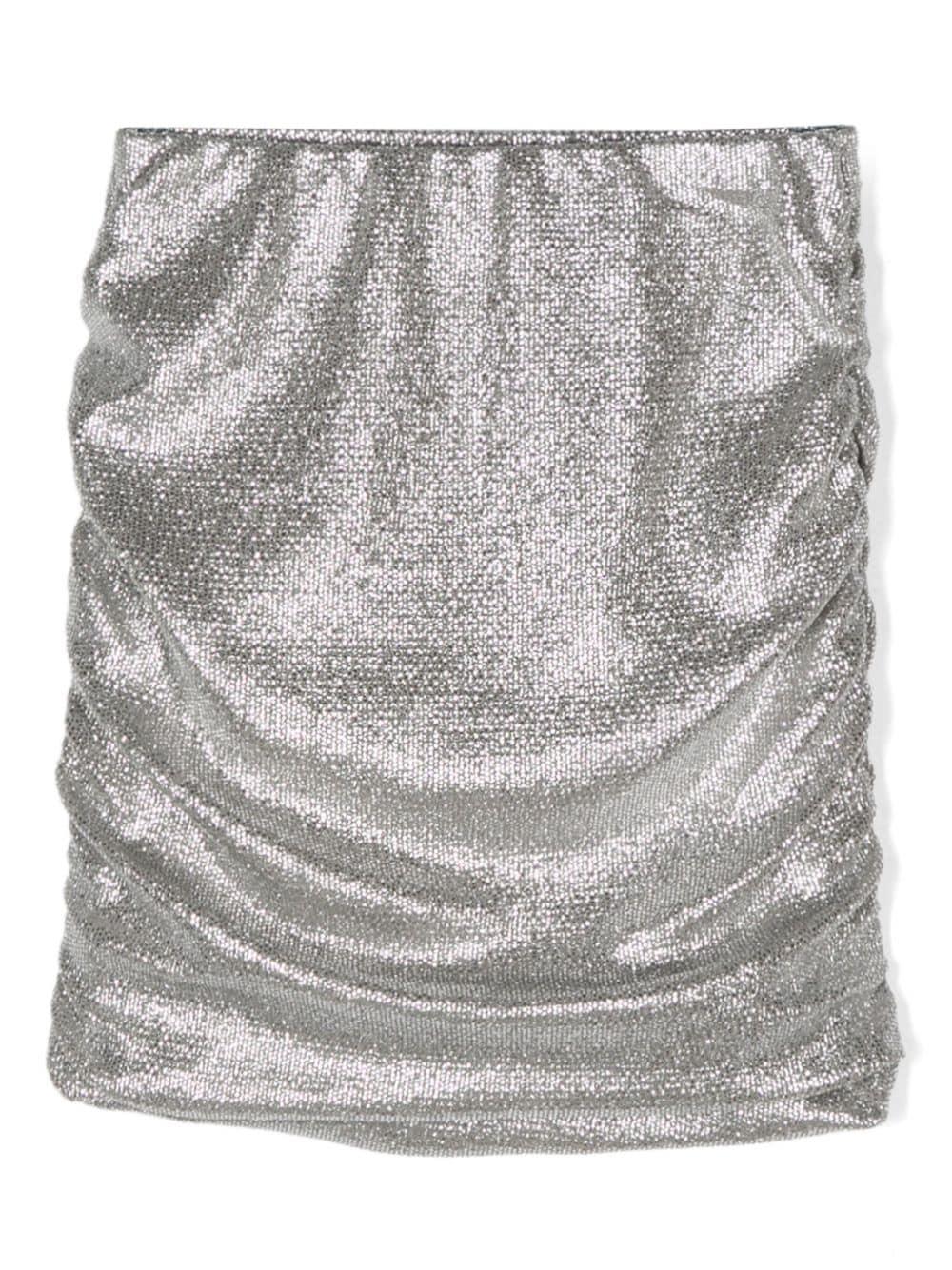 Miss Blumarine Mini jersey skirt In Vendita