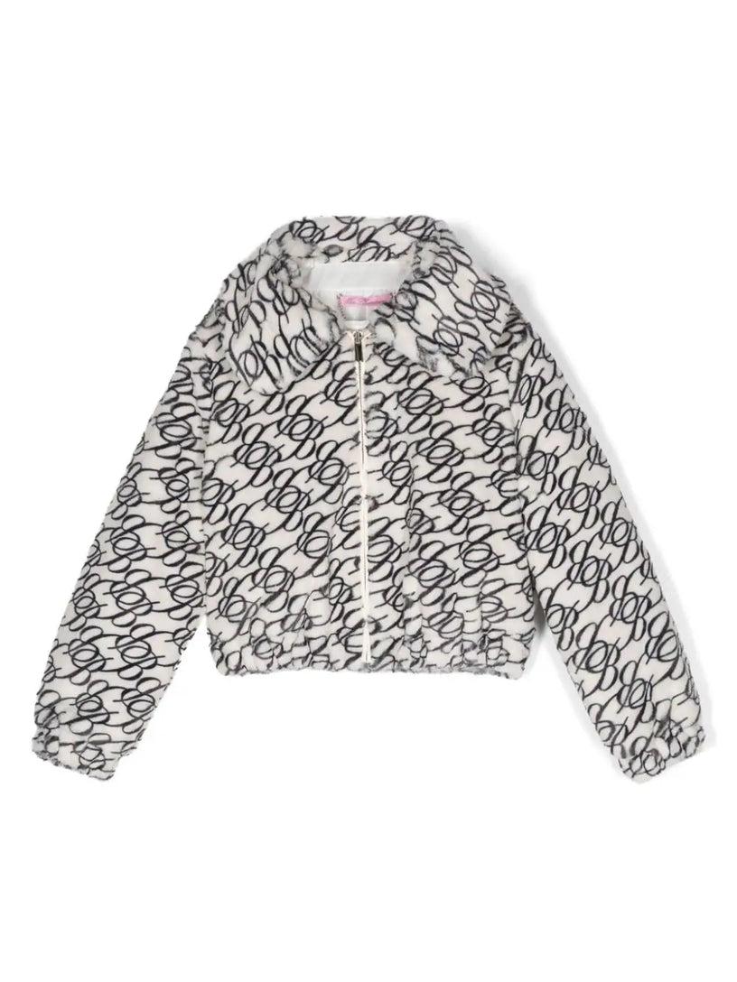 Miss Blumarine Synthetic jacket with logo Saldi