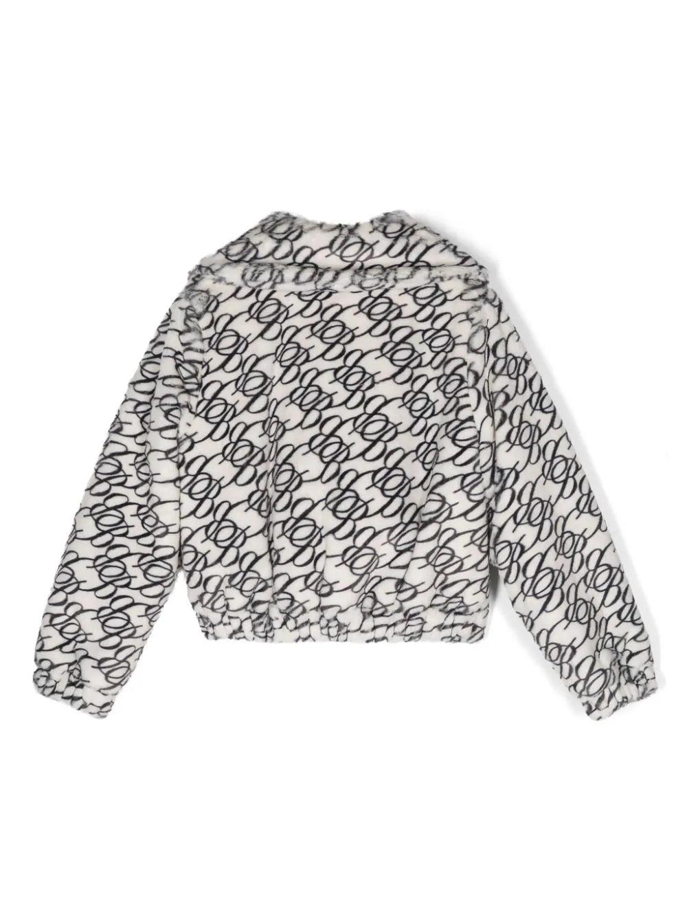 Miss Blumarine Synthetic jacket with logo Saldi