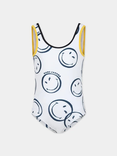 Marc Jacobs Kids One-piece swimsuit with smile Negozio