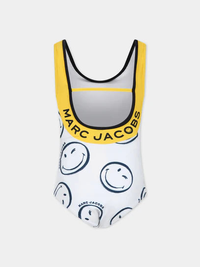 Marc Jacobs Kids One-piece swimsuit with smile Negozio