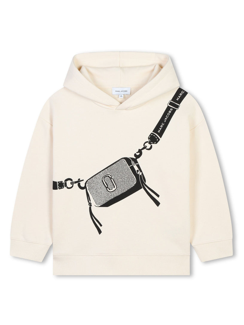 Marc Jacobs Kids Sweatshirt with snapshot bag print Nuova
