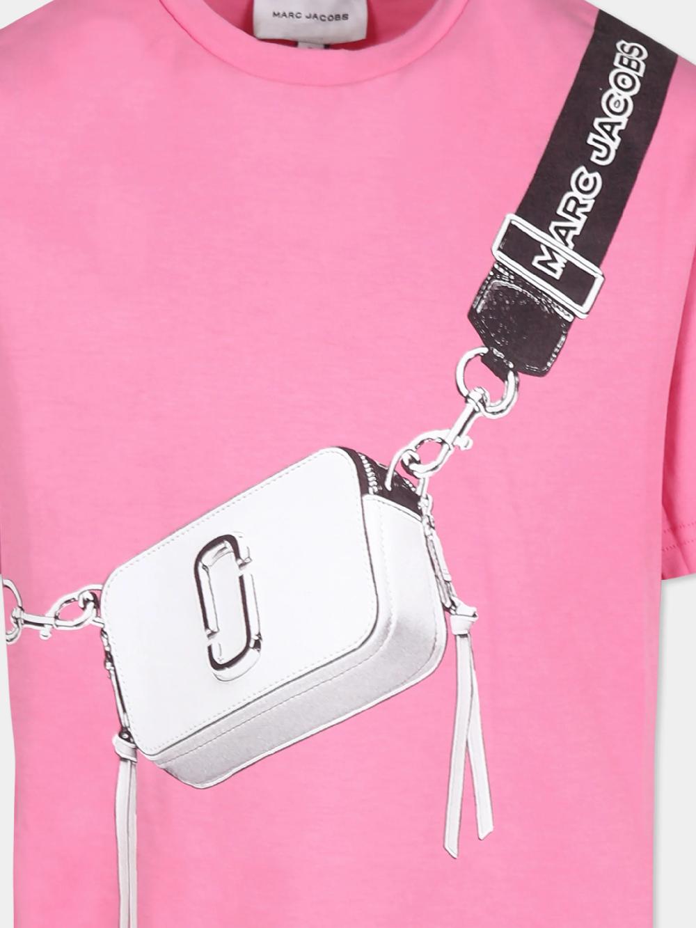 Marc Jacobs Kids Dress with bag print In Linea