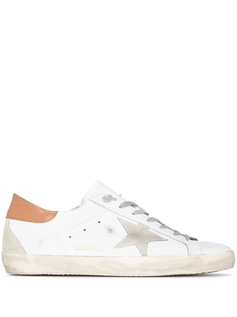 Golden Goose Super-star man with suede star and brown heel tab Promozione Limitata