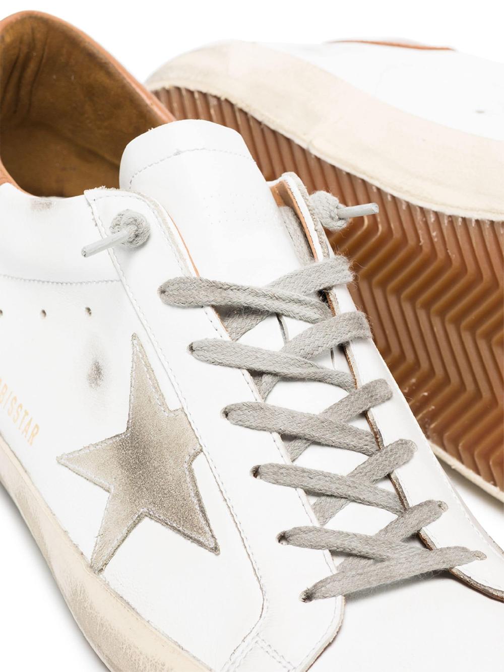 Golden Goose Super-star man with suede star and brown heel tab Promozione Limitata