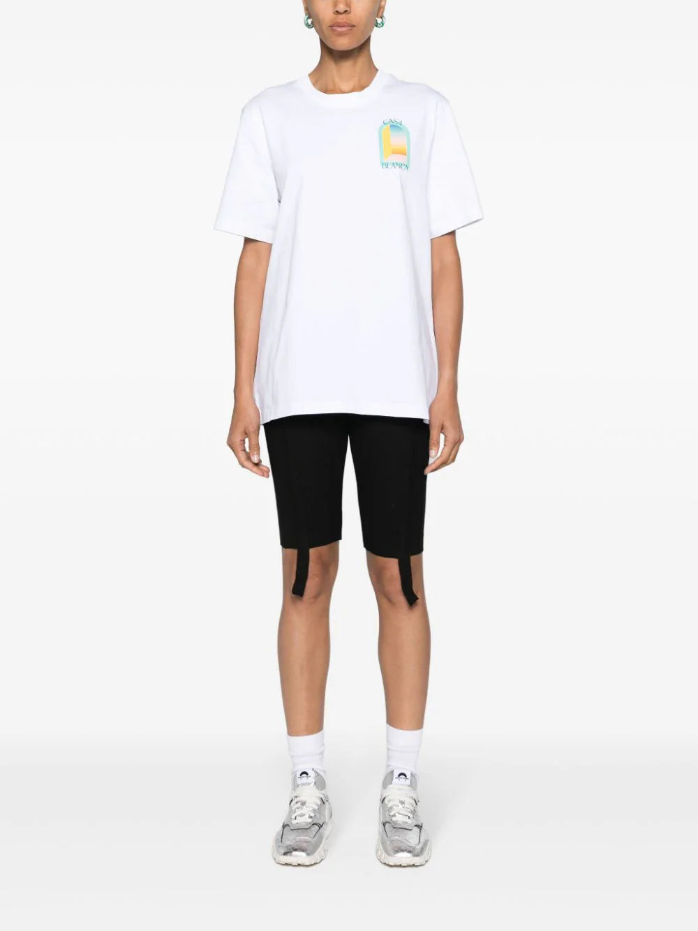 CASABLANCA L'arc coloré t-shirt Saldi Di Fabbrica