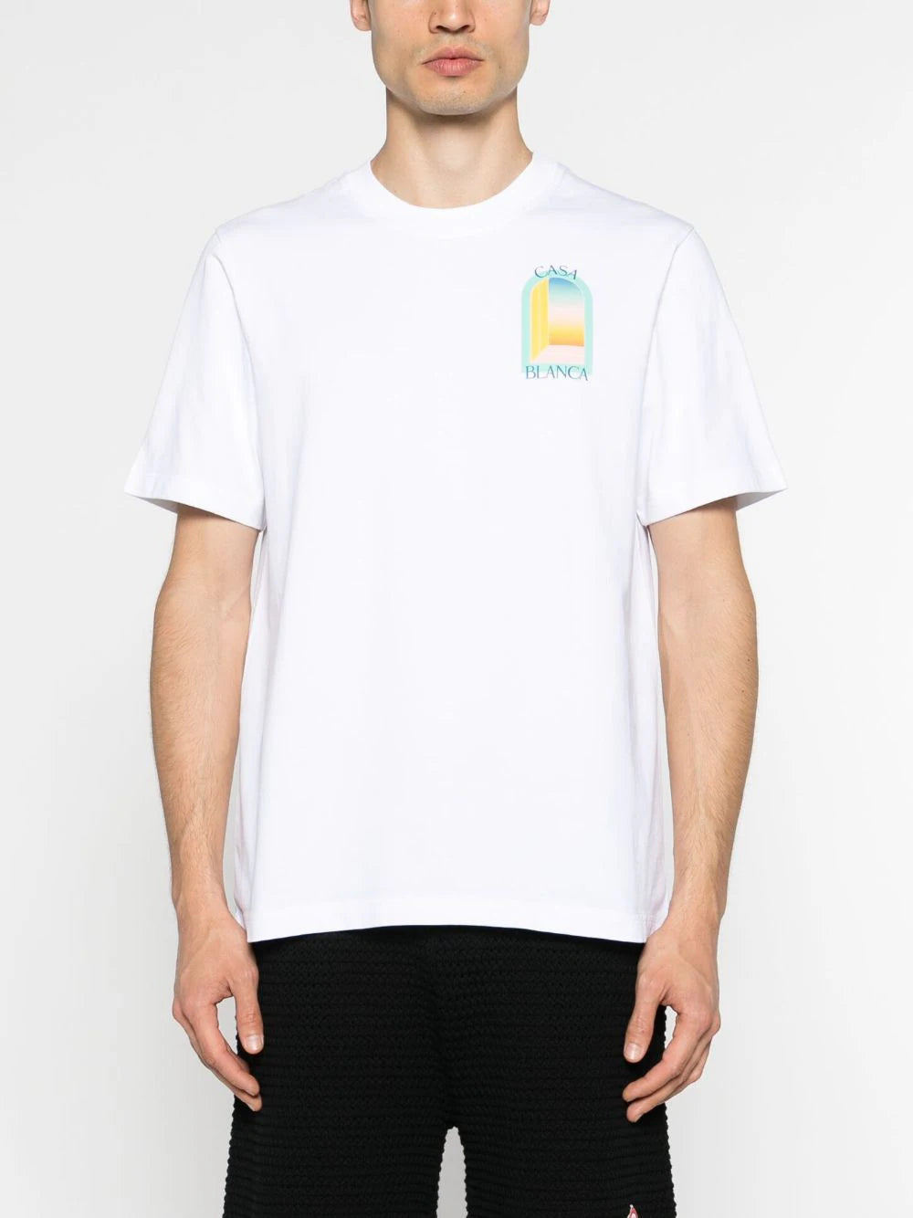 CASABLANCA L'arc coloré t-shirt Saldi Di Fabbrica