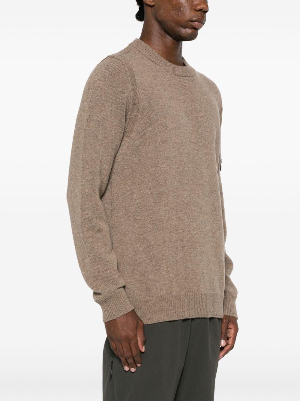 STONE ISLAND 508a3 wool sweater Qualità