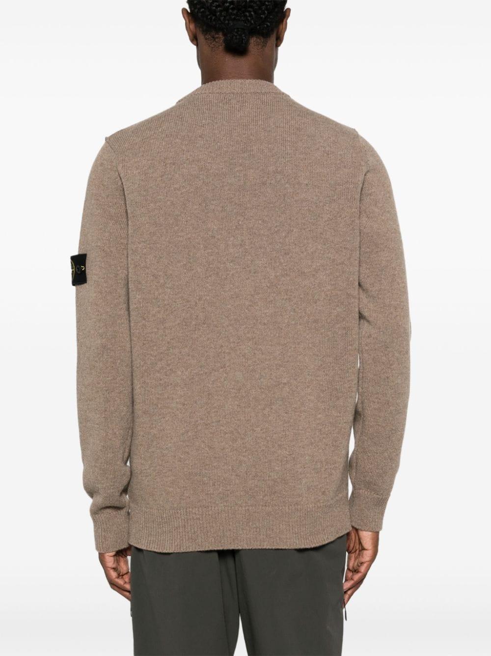 STONE ISLAND 508a3 wool sweater Qualità
