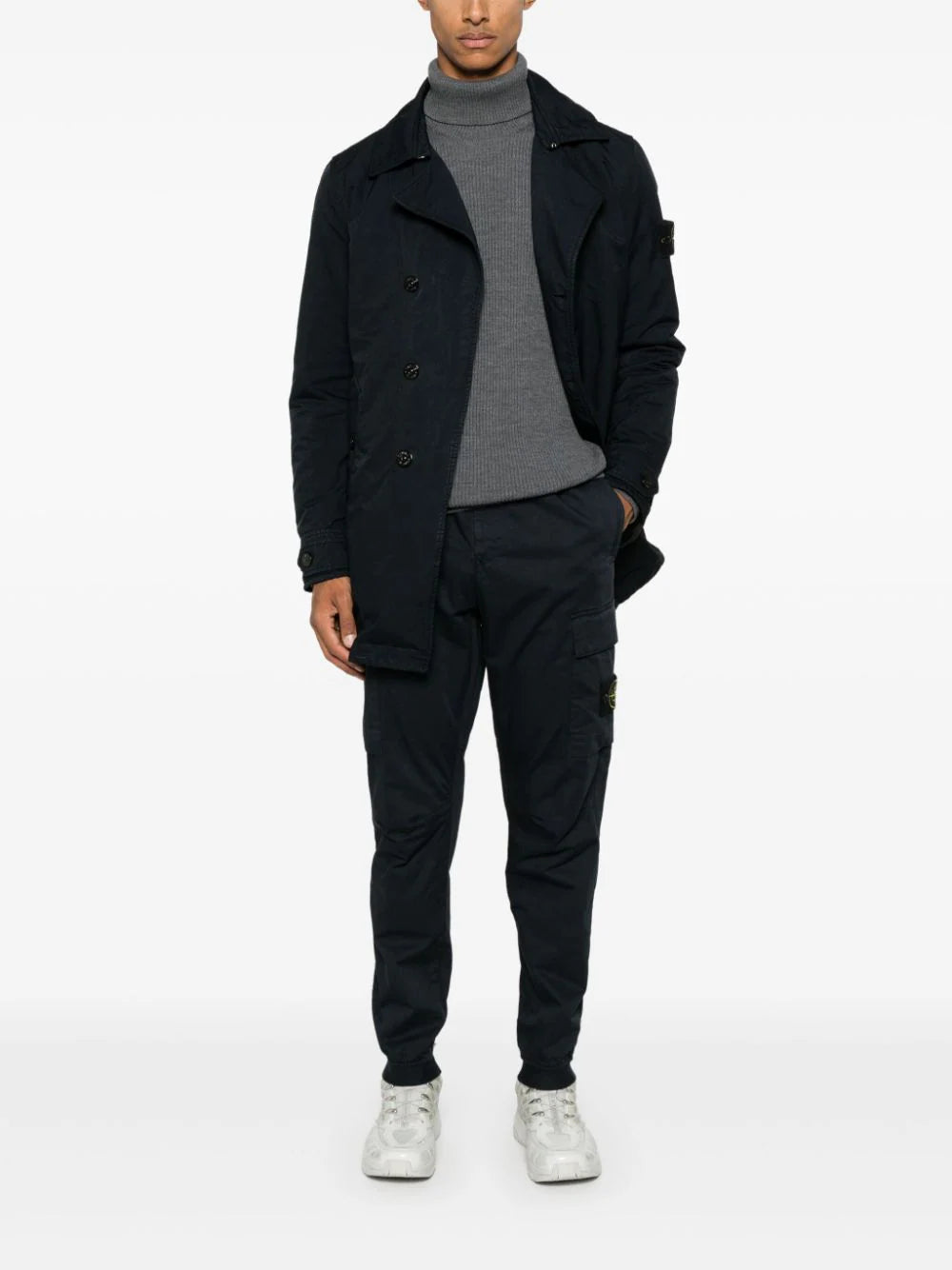 STONE ISLAND 31314 regular tapered trousers Shopping Online