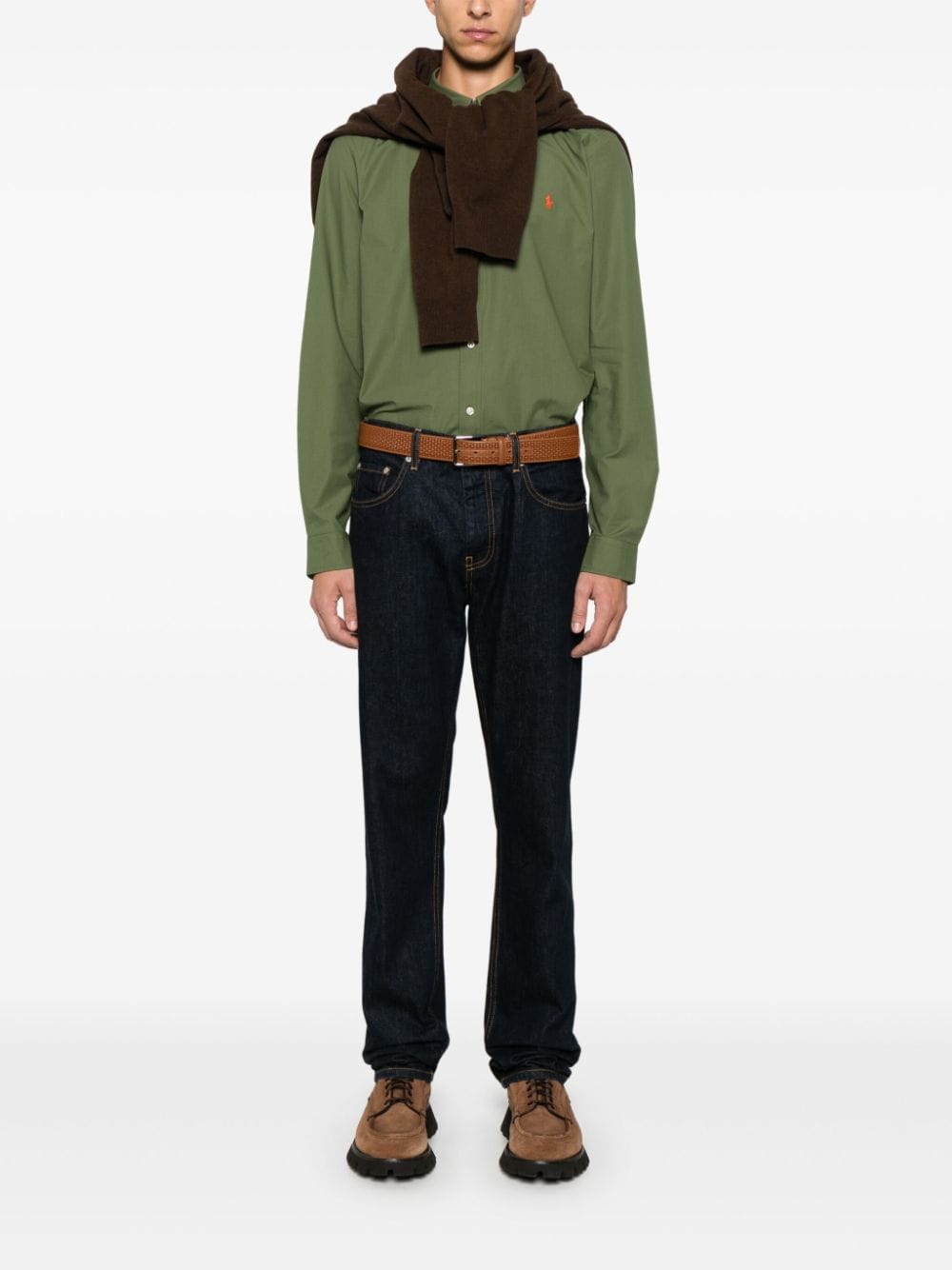 POLO RALPH LAUREN Slim fit stretch poplin shirt Offerta