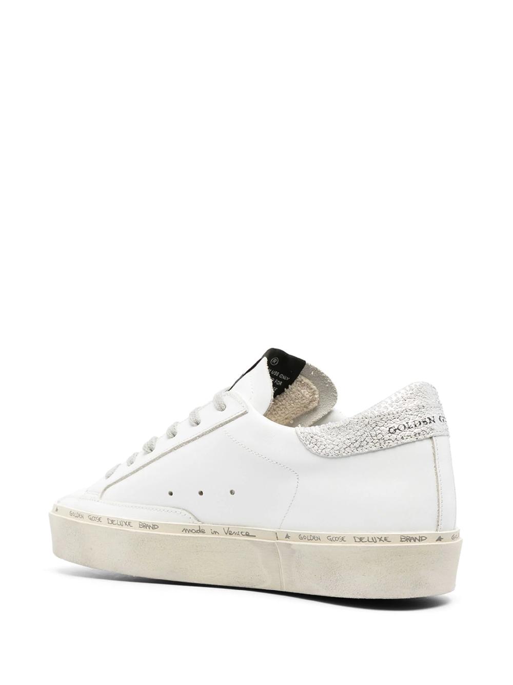 Golden Goose Hi star with metallic silver star and heel tab I Più Venduti