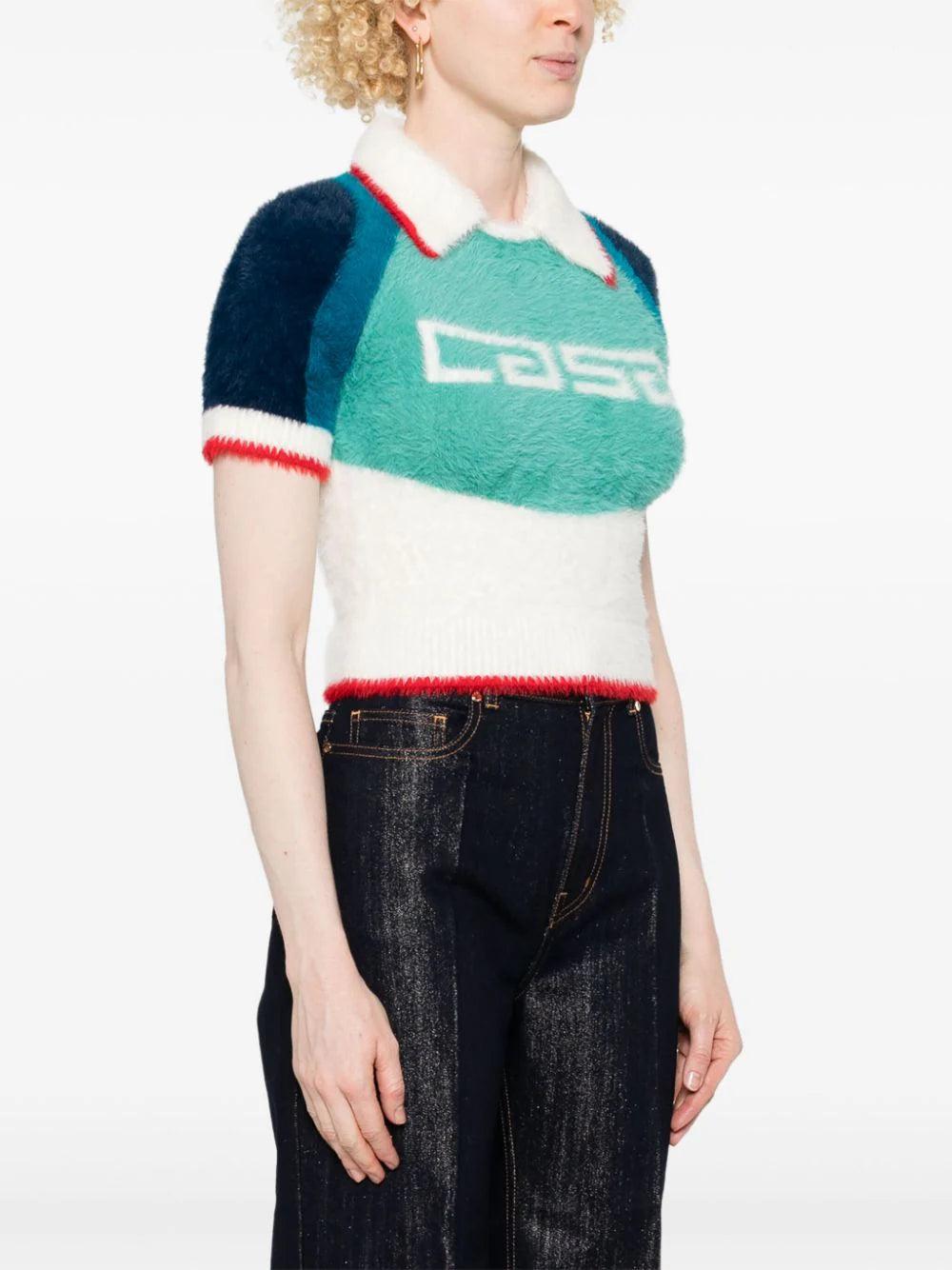 CASABLANCA Sports fluffy polo Negozio
