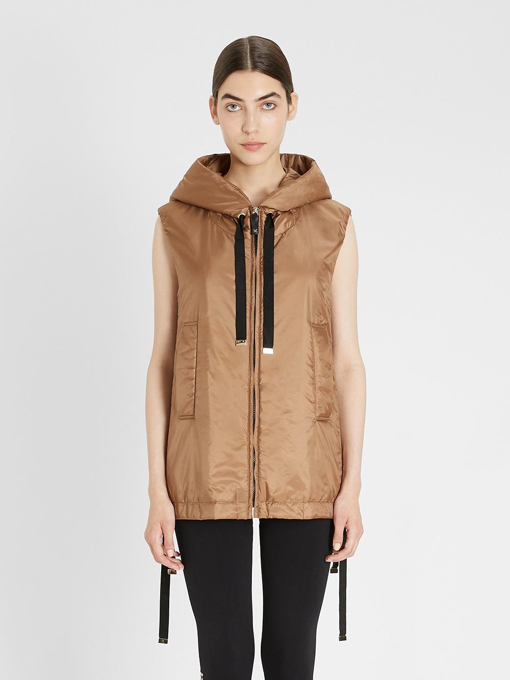 Max Mara Waterproof technical canvas vest Convenienza