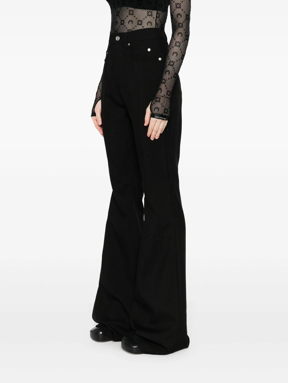 RICK OWENS Bolan bootcut in grain de poudre Promozione