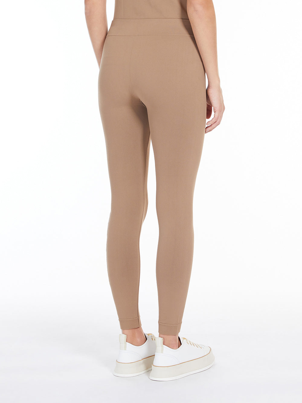 S Max Mara Basilea technical leggings with logo Moda