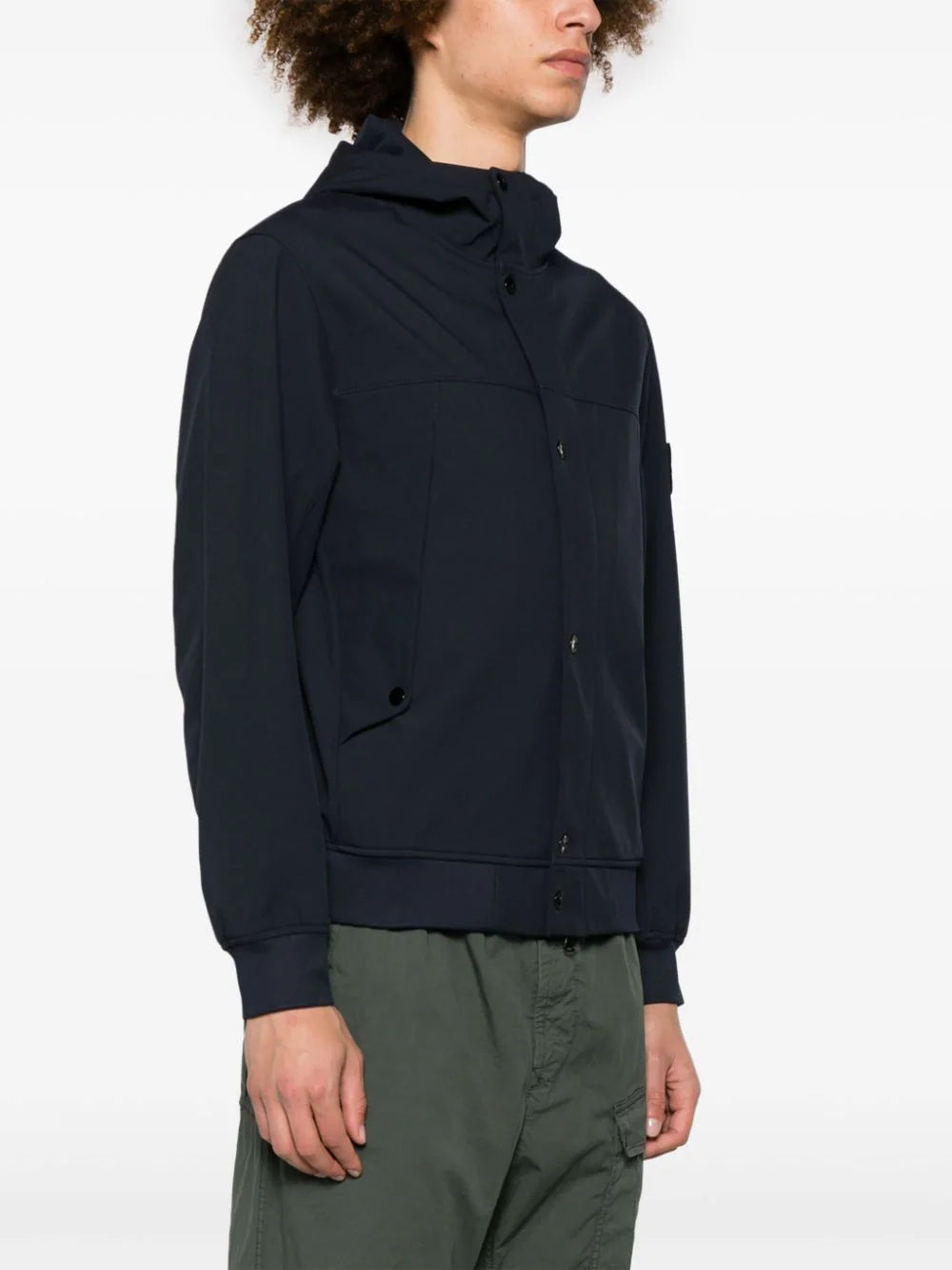 STONE ISLAND 40227 light soft shell-r_e.dye® technology in recycled polyester Latest stili