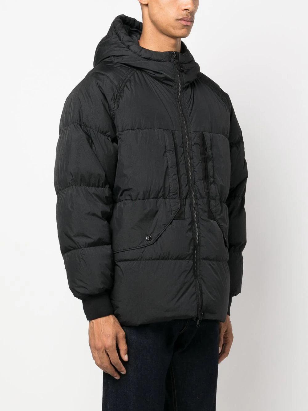 STONE ISLAND 40723 garment dyed crinkle reps recycled nylon down Fino al 65% di sconto